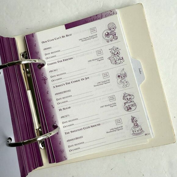 Vtg 1996 The Enesco Precious Moments Log Book Collectors Club Catalog 1979-1998 - Picture 6 of 11